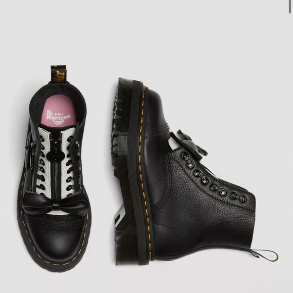 Dr. Martens | Sinclair Lazy Oaf Leather Platform Boots - Picture 5 of 11